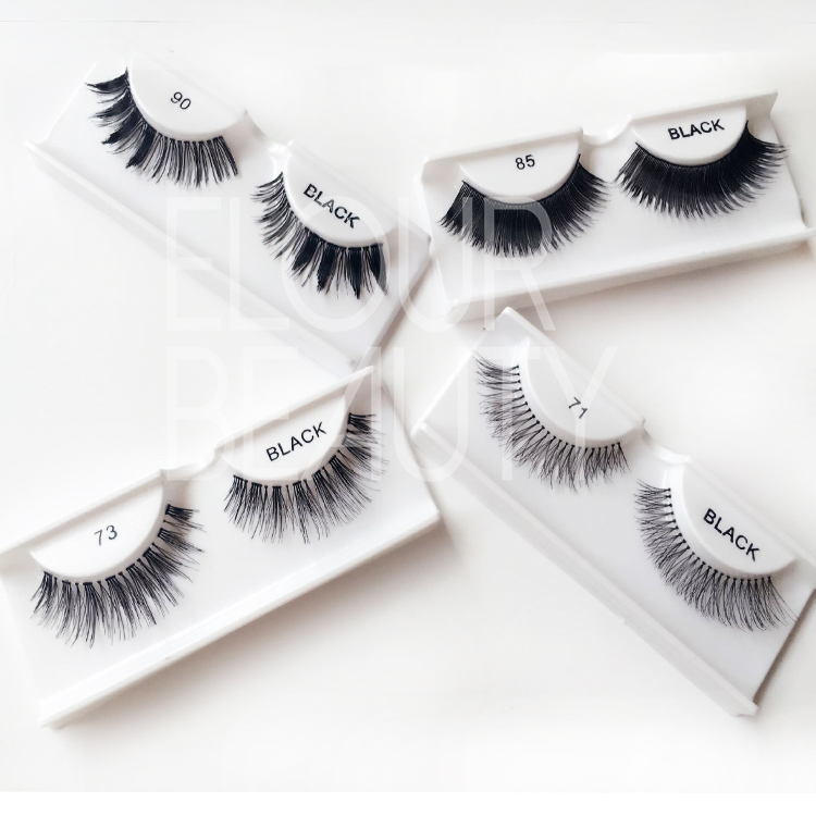 Wholesale supply cheap false eyelashes with lash glue ES65